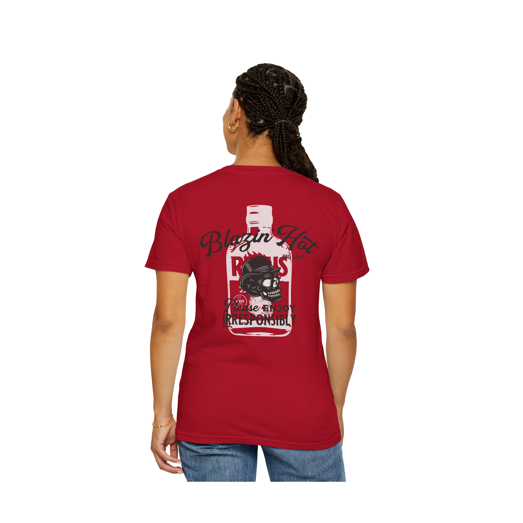 Blazin' Hot BBQ Sauce Fan Shirt - Red