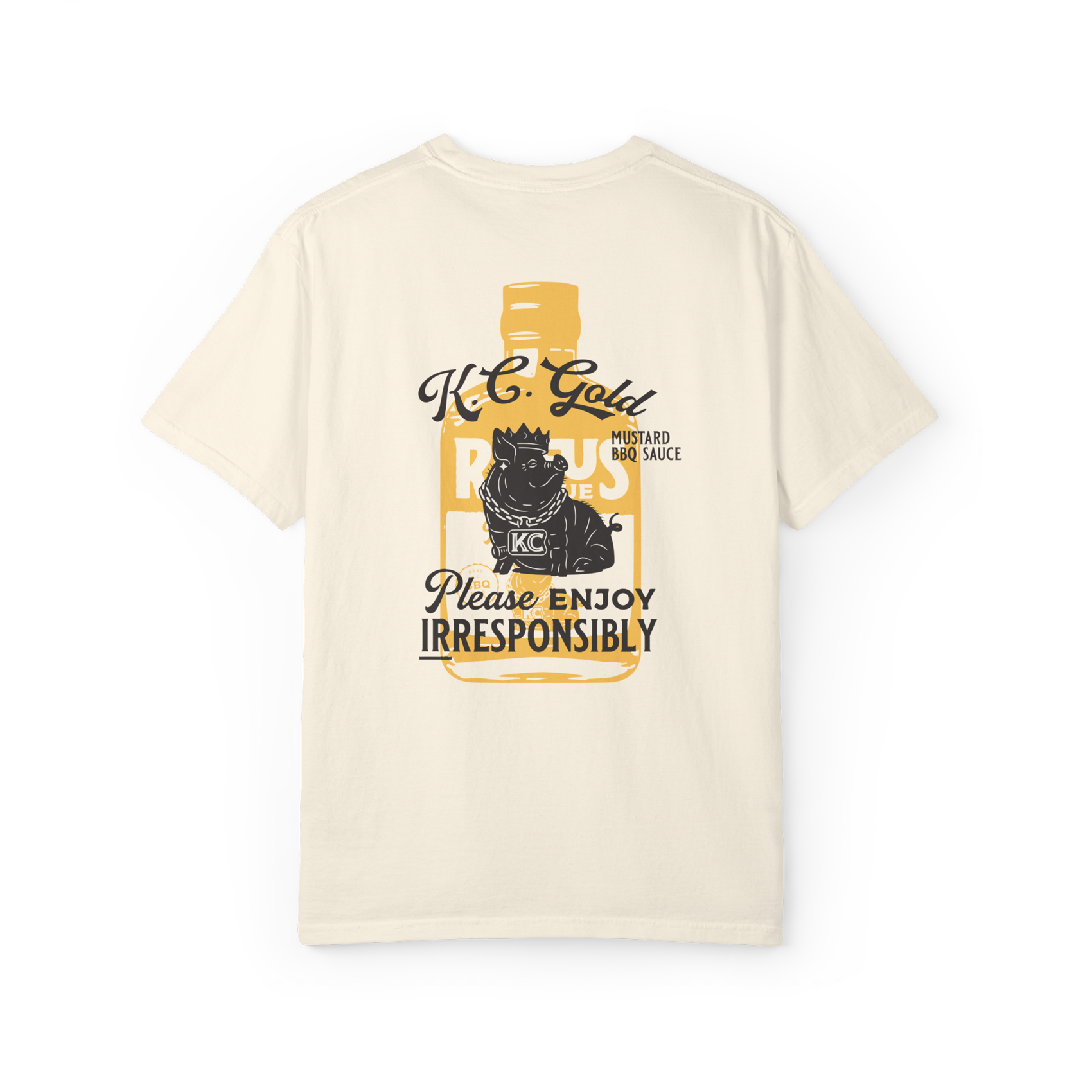 K.C. Gold BBQ Sauce Fan Shirt - Ivory