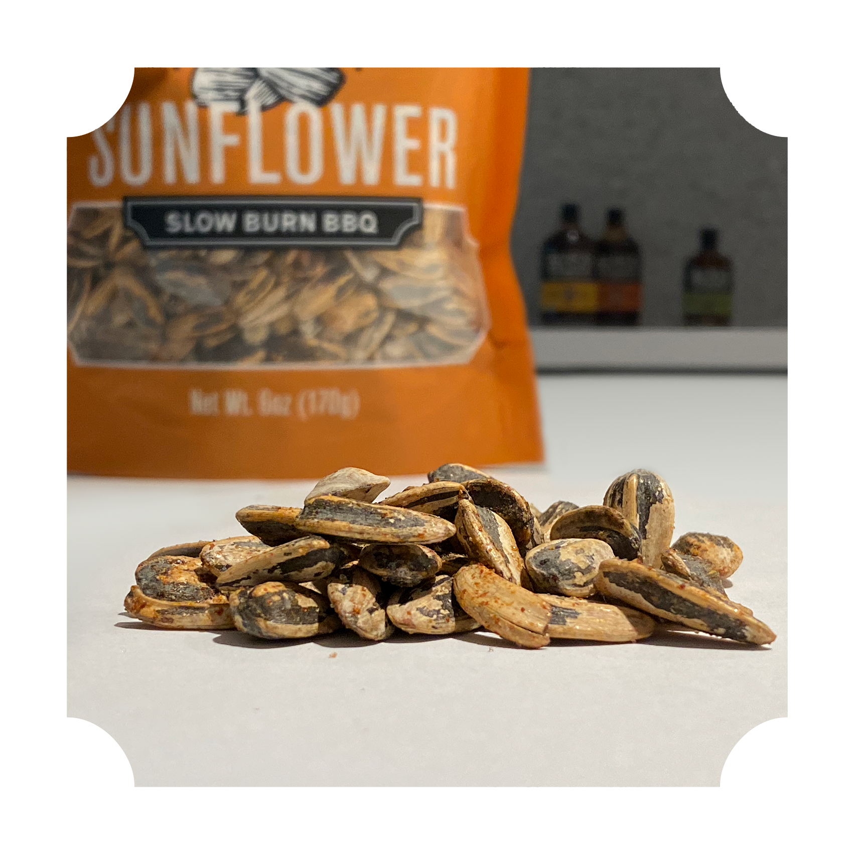 SUNFLOWER SEEDS - "SLOW BURN BBQ" POUCH