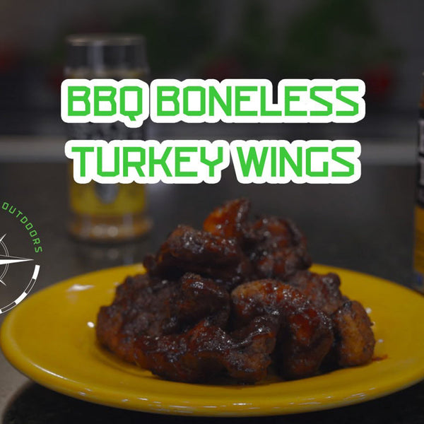 BBQ Boneless Turkey Wings