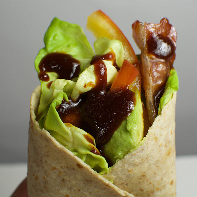 wrapped up bbq wrap