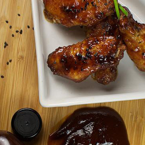 wings on platter