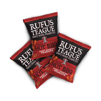 HOT BBQ PEANUTS - 3oz Pouches