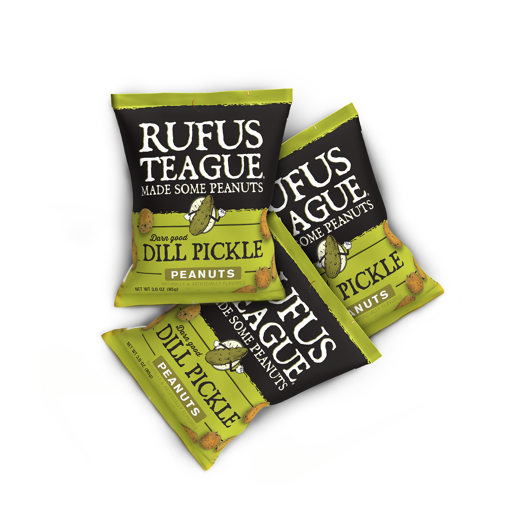 DILL PICKLE PEANUTS - 3oz Pouches