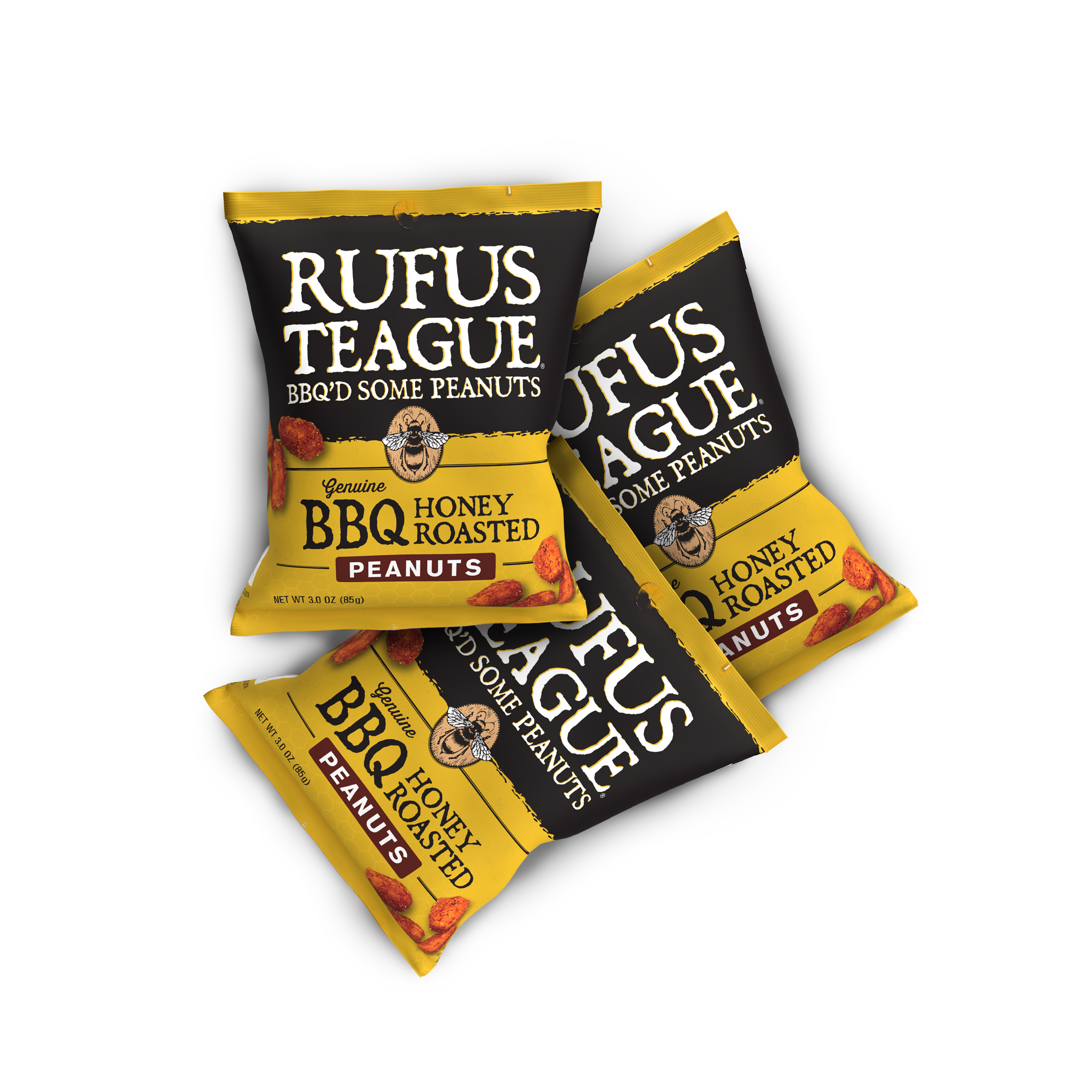 BBQ PEANUTS - 3oz Pouches