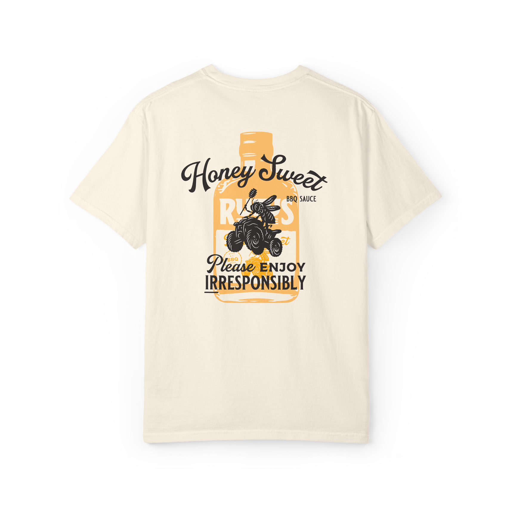 Honey Sweet BBQ Sauce Fan Shirt - Ivory