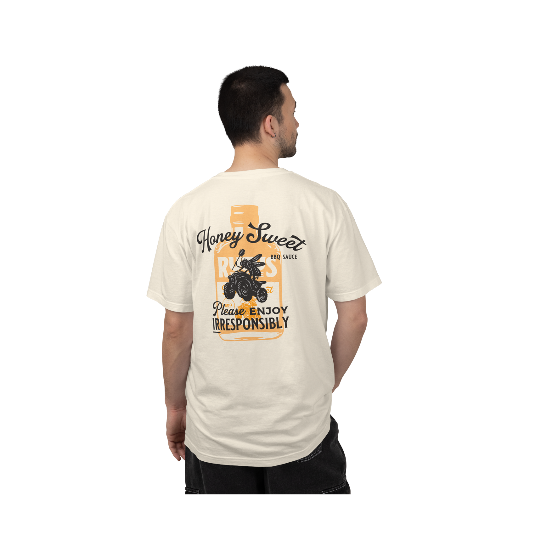 Honey Sweet BBQ Sauce Fan Shirt - Ivory