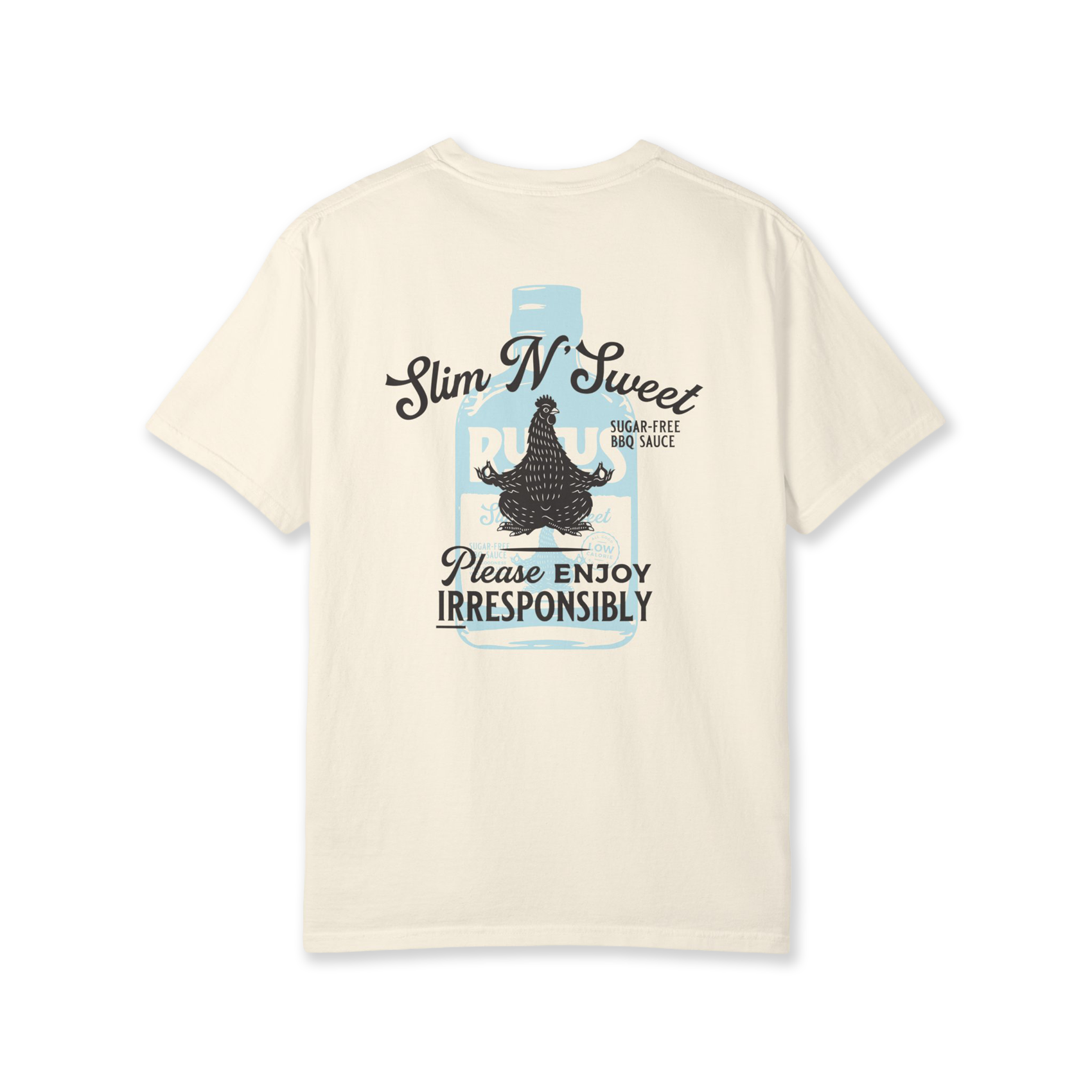 Slim N' Sweet BBQ Sauce Fan Shirt - Ivory