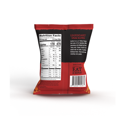 HOT BBQ PEANUTS - 3oz Pouches