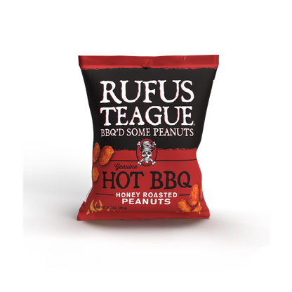HOT BBQ PEANUTS - 3oz Pouches