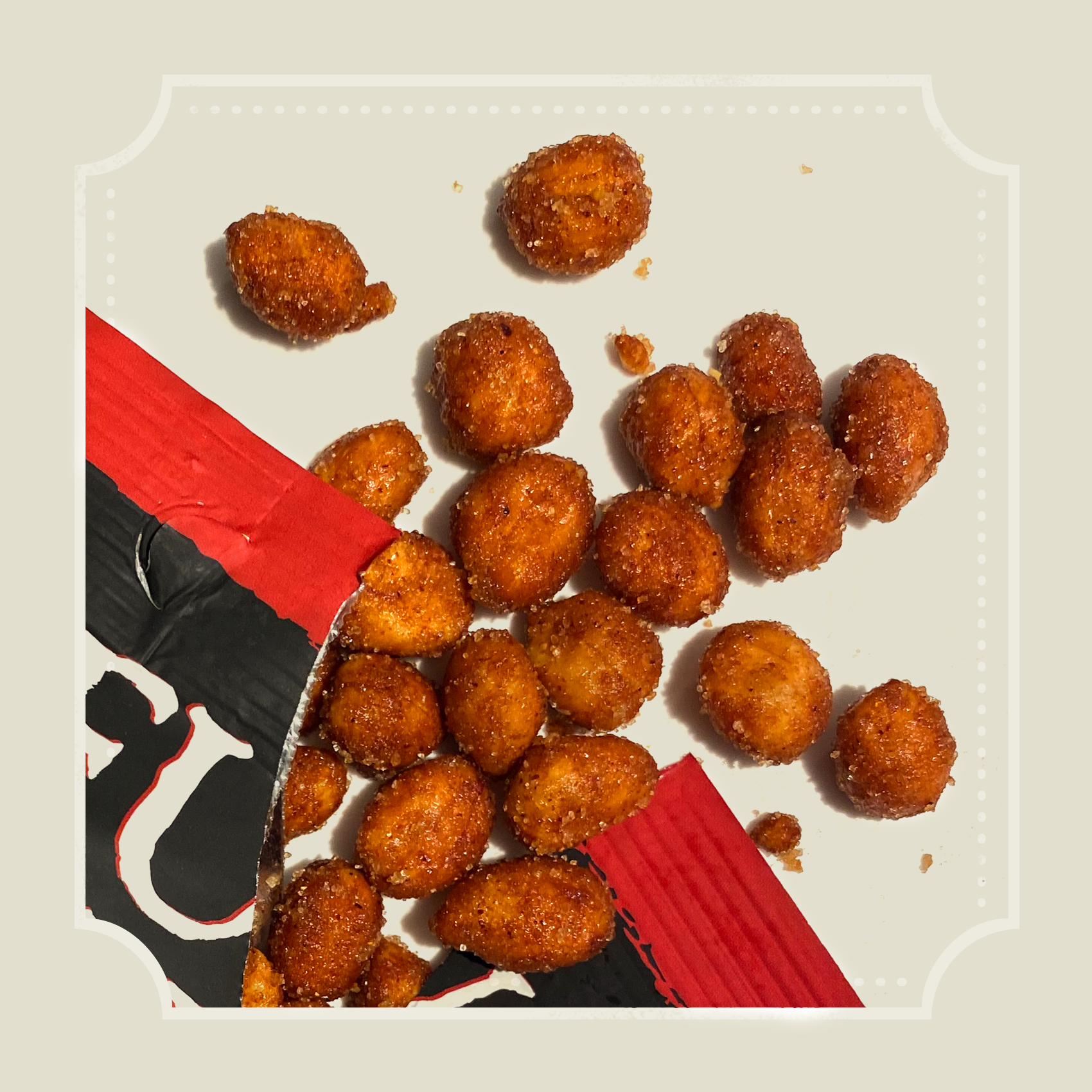 HOT BBQ PEANUTS - 3oz Pouches