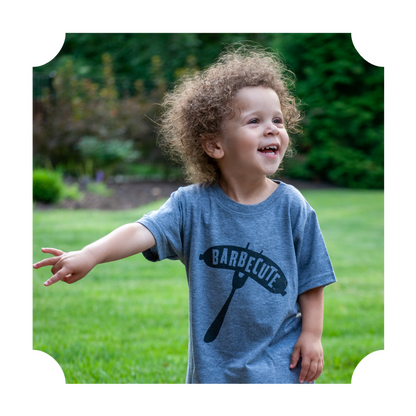 BARBECUTE T-SHIRT - GREY - Size 4T