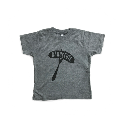 BARBECUTE T-SHIRT - GREY - Size 4T