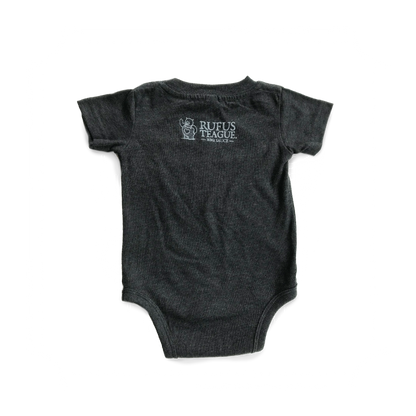 BARBECUTE ONESIE - CHARCOAL - Size 6mo