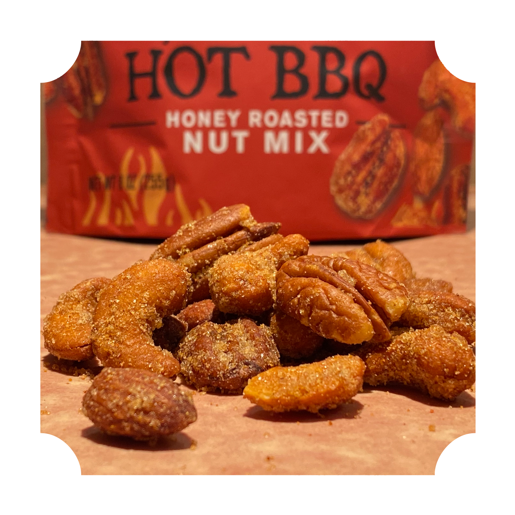HOT BBQ NUT MIX