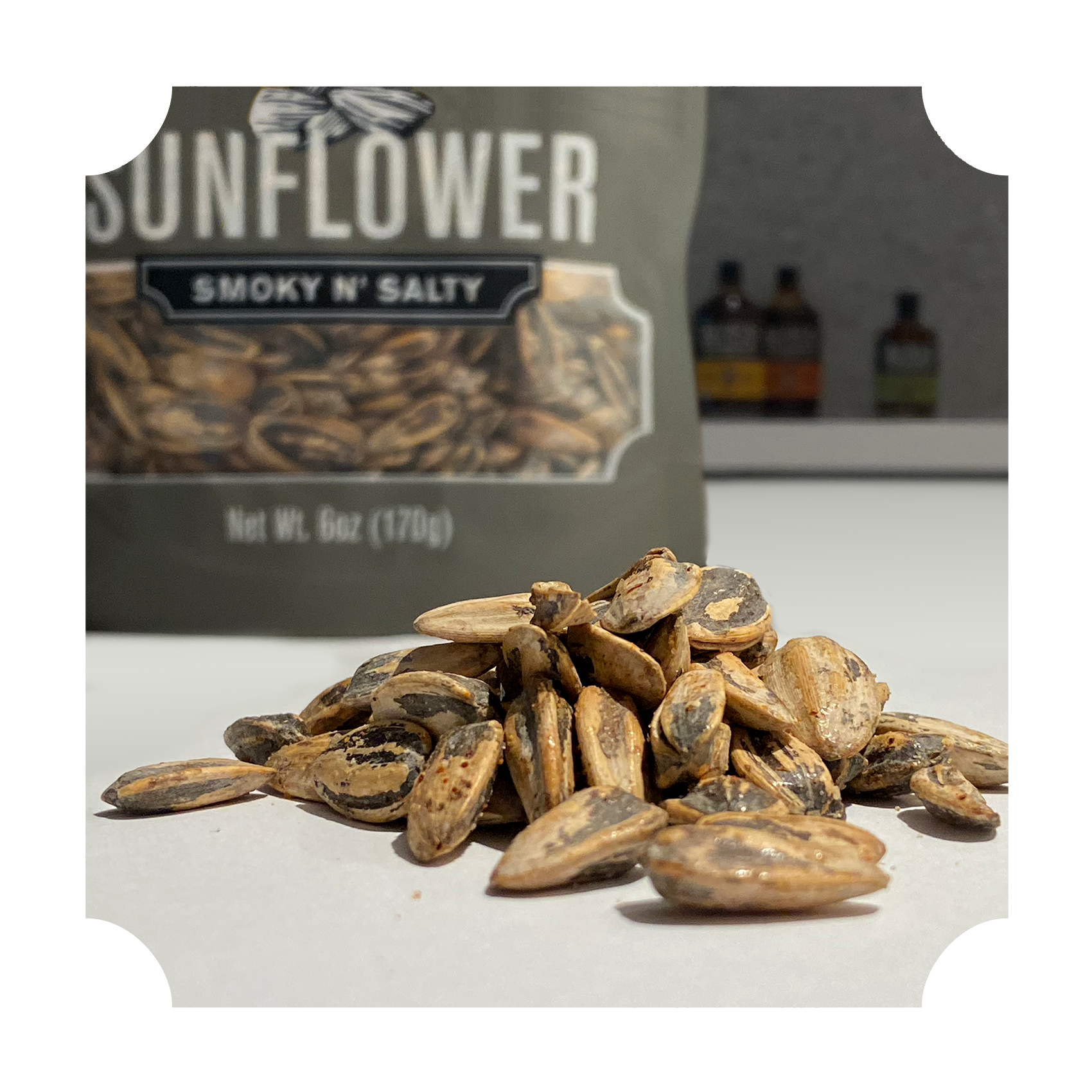 SUNFLOWER SEEDS - "SMOKY N' SALTY" POUCH